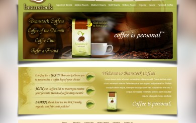 Beanstock Coffee - Online Shop - Home Page