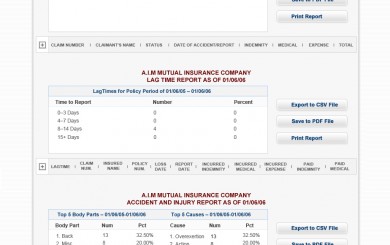 Workers Compensation Insurance Broker Dashboard