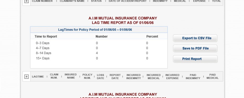 Workers Compensation Insurance Broker Dashboard