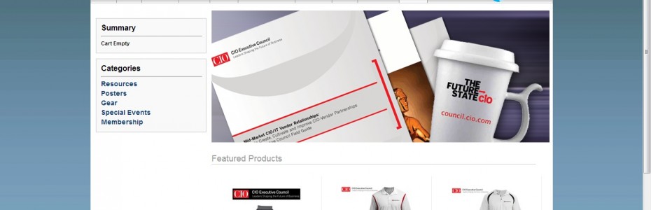 CIO Executive Council online store home page