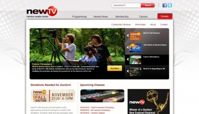 NewTV.org Web Site Home Page