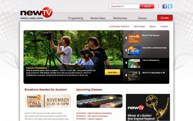 NewTV.org Web Site Home Page