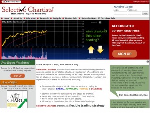 Selective Chartists Home Page Flash Presentation