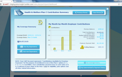 Health and Welfare Summary Eligibility